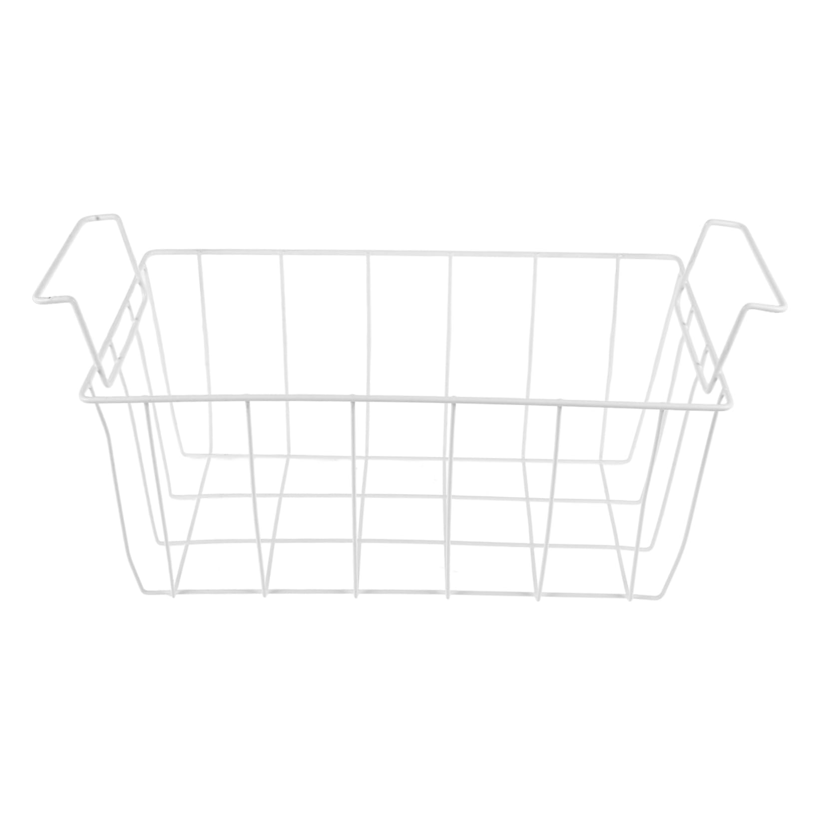 Cesta de Alambre para Congelador Horizontal, Acero Blanco Resistente