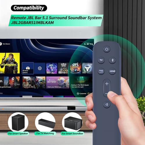Télécommande de remplacement compatible JBL Bar 5.1 Surround si votre commande est en panne - 2