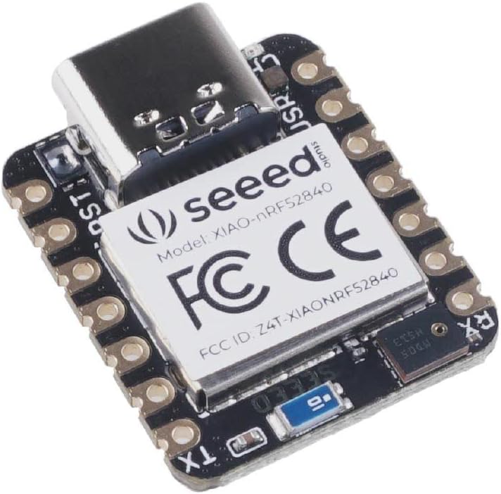 Seeed Studio XIAO nRF52840 Sense - Supports Arduino/CircuitPython - Bluetooth5.0 NFC with Onboard Antenna, MCU with 6-axis IMU Works with Amazon Sidewalk