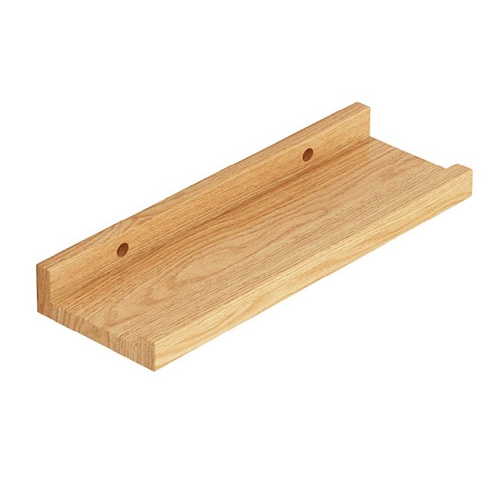 Vjsujehgy Wall Shelf Household Living Room Wall Rack Perforated Word Board Book Rack Wall Decoration Solid Wood Small Shelf 30cm
