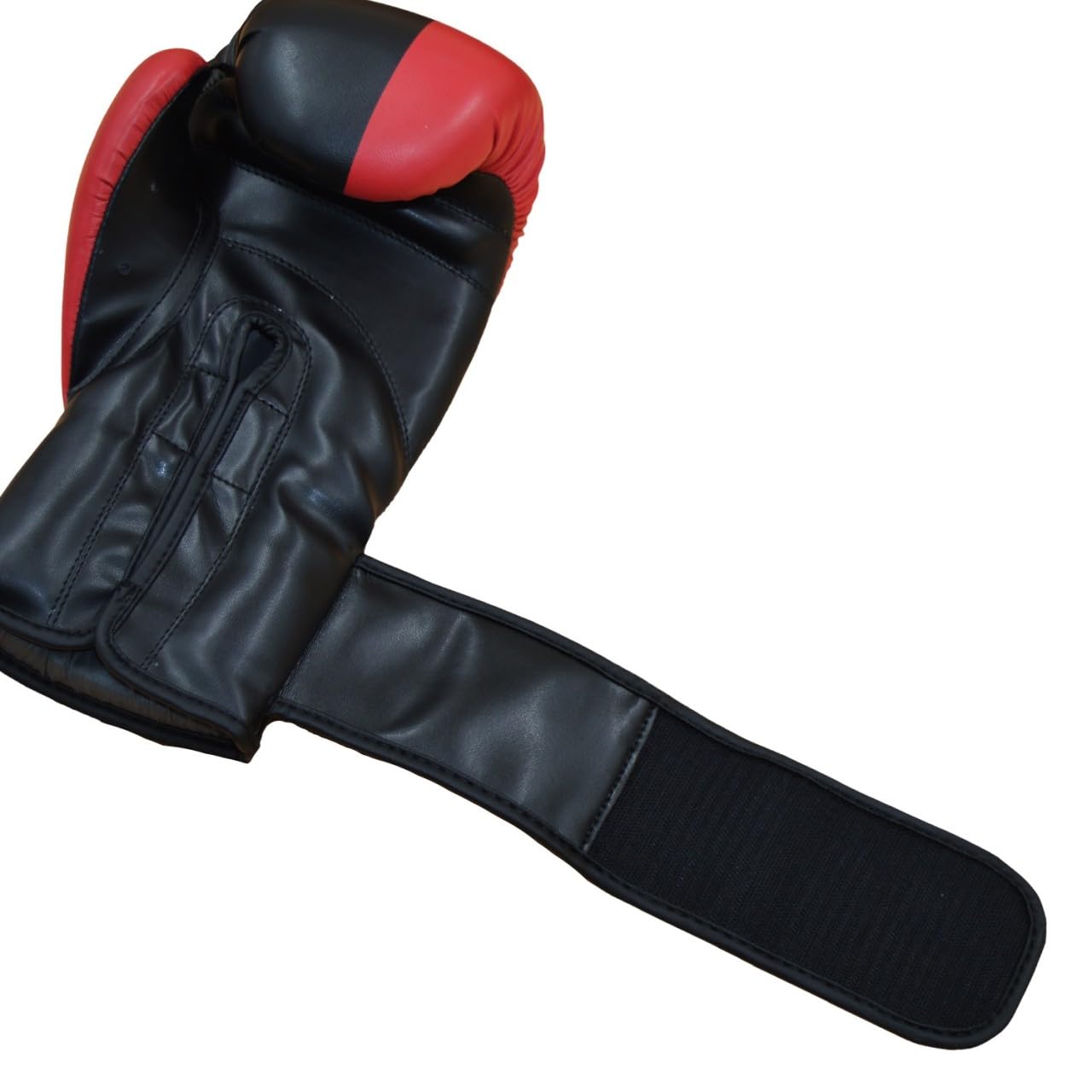 PX Boxhandschuhe Prepared to Fight Kunstleder schwarz-rot - Gepolsterte Trainingshandschuhe - Fitness, Sparring und Wettkampf - Ergonomisch - Unisex, Kinder, Erwachsene