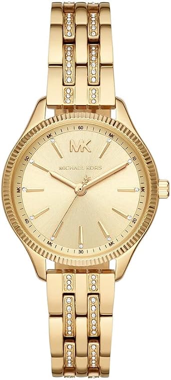 Michael Kors Orologio Analogico Quarzo da Donna con Cinturino in Acciaio  Inox, MK6739 : Amazon.it: Orologi