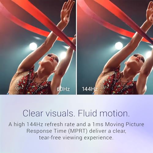Image of Dell 27 inch FHD Monitor, 144Hz IPS Panel LCD Display,1ms Response Time, AMD FreeSync, Eye Comfort Technology, HDMI x 2, Tilt & Height Adjustable Stand, for Gaming, Home Office and Streaming
