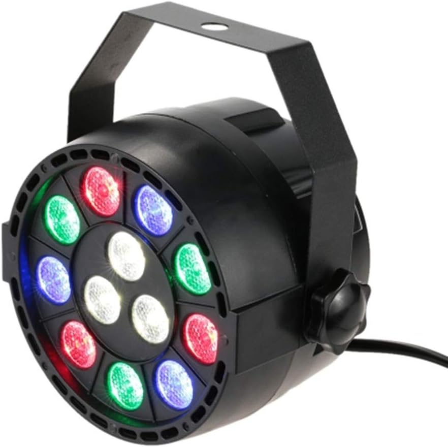 12W Led Uplight RGBW PAR Light Mini 12 LEDs 8 Channel DMX512 Colorful Wall Wash for KTV, Bar, Wedding, Festival Party … …