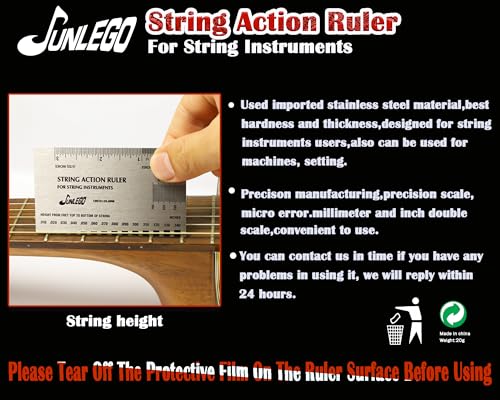 guitar action gauge ruler string height gauge for guitar