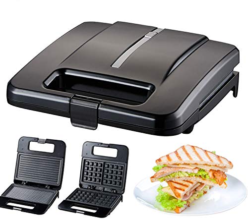 Sandwich-Maschine, Haushalt Sandwich Maker Brot Nonstick Elektrogrill Geeignet Maschine Bratpfanne Für Steak Eier Toast Hamburger Frühstück