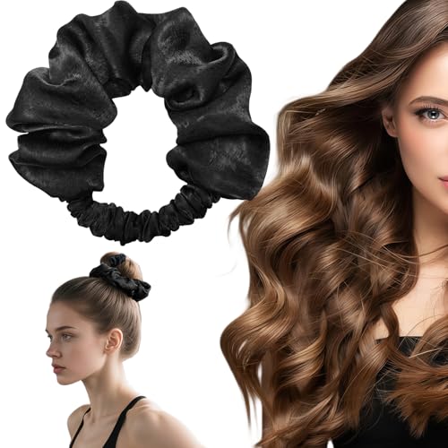 Sleepie tie Heatless Curling Scrunchie Overnight Blowout Sleep Scrunchie Heatless Hair Curler Damage-Free for Sleeping Soft Rollers for Overnight No-Heat Curls Long Hair To Sleep