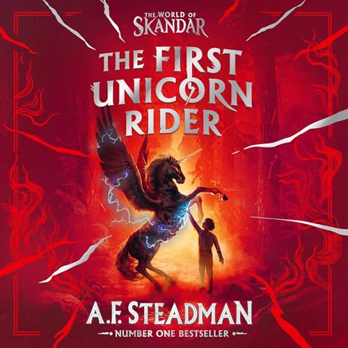 World of Skandar: The First Unicorn Rider Audiolibro Por A.F. Steadman arte de portada