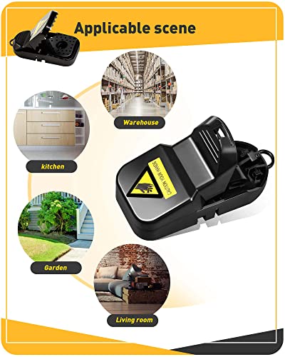 Mouse Traps 12-Pack - For House Indoor Outdoor, Small Mice Traps For House Indoor, Reusable Mousetrap Quick Effective Mouse Catcher For Home #TOP5