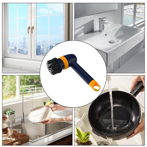 Handheld Spin Scrubber, Cordless Electric Cleaning Brush, Multi-part Kitchen & Bathroom Scrubber, Shower, Dish, Sink & Pan Cleaner, Abs Material, 5.12 X 8.94in - Image 4