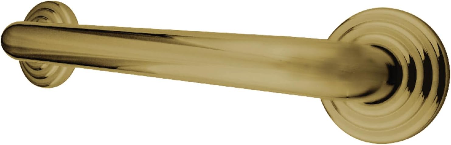 Kingston Brass DR314302 Designer Trimscape Restoration Decor 30-Inch Grab Bar with 1.25-Inch Outer Diameter, Polished Brass
