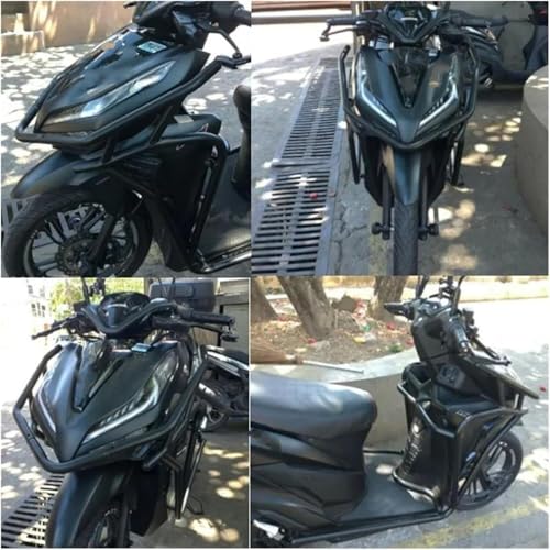 Pare-chocs pour moto Vario 2018 2019 accessoire modifié noir - 5