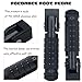 M8 Anti-Skid CNC Universal Motorcycle Foot Pegs Degree Foldable Footpegs Footrest,Upgrade Passenger Pedal For Mini Bike Dirt Pit Bike Electric Car Motorbike Honda Suzuki Yamaha Kawasaki(Black)