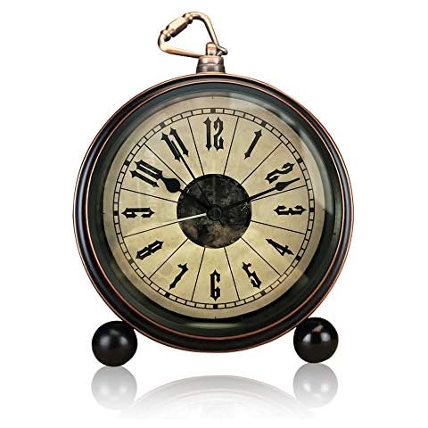 ALEENFOON Retro Silent Alarm Clock Cover