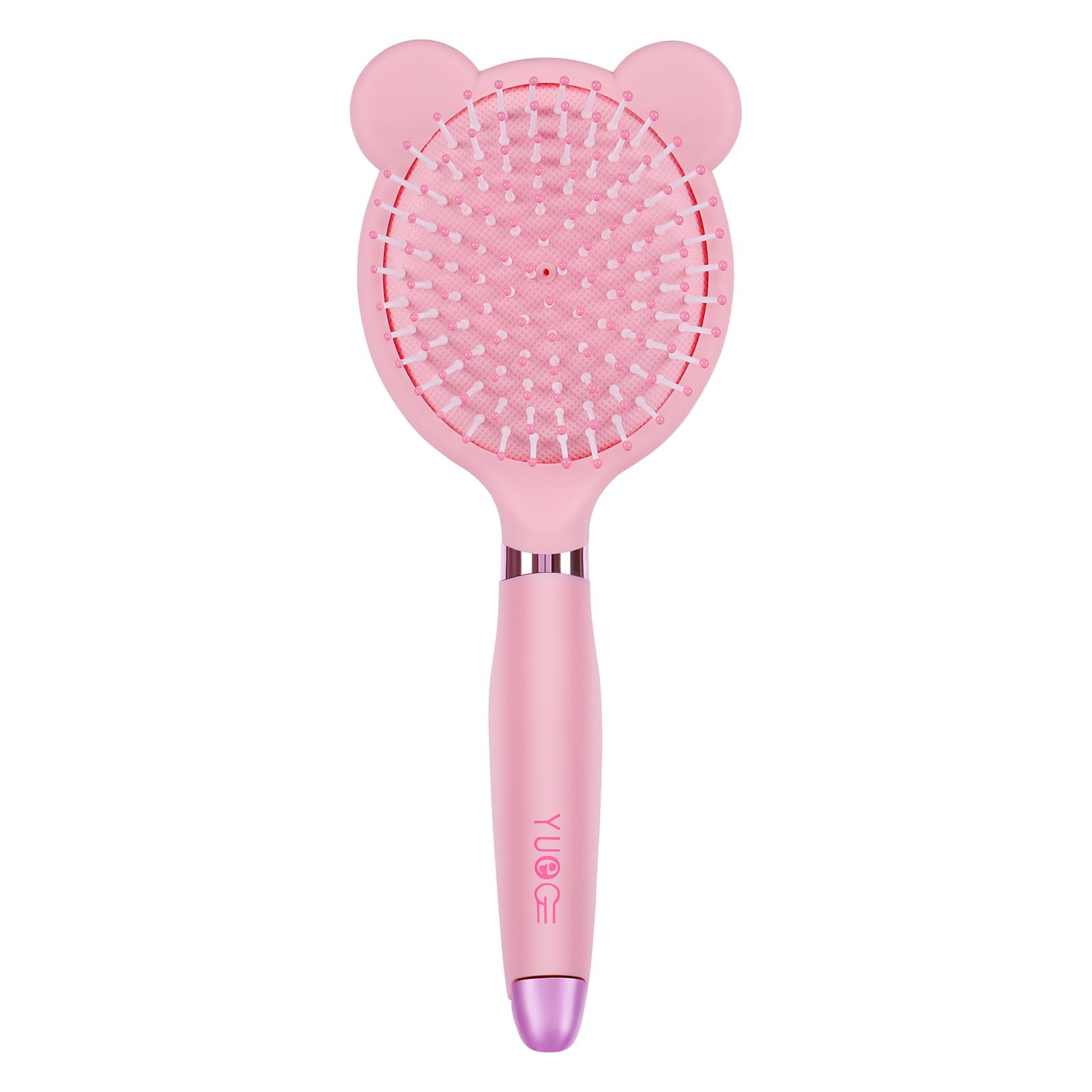 Slopehill Professional Hair Brush, Stress-Free & No Snags Hair Brush with Grooved Nonslip Handle, Perfect for Everyday Brushing, Designed for All Hair Types and Lengths