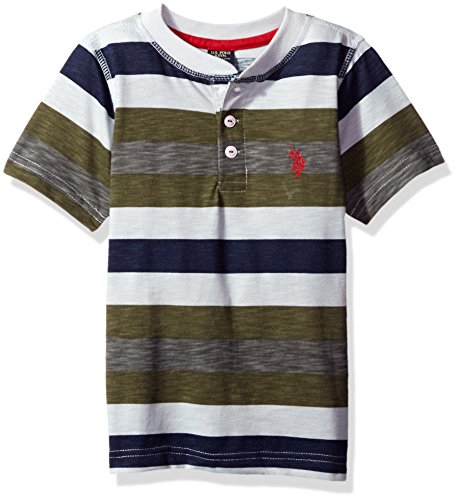 U.S. Polo Assn. Boys' Printed Slub Henley T-Shirt