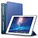 ESR Corner/Bumper Protection Smart Cover Case with Soft TPU Bumper and Auto Wake/Sleep Function for iPad Air 2/iPad 6, Ming Blue