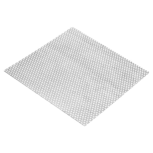 PATIKIL 11.8" x 11.8" 304 Stainless Steel Perforated Sheet