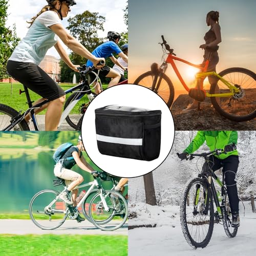 agogue Lenkertasche Fahrrad Fahrradtasche Lenker, Fahrradtasche Vorne Lenker, Aufnahme Von Gegenständen wasserdichte Fahrrad Lenkertasche Rennräder Mountainbikes Motorradtaschen Zubehör Lenkertaschen