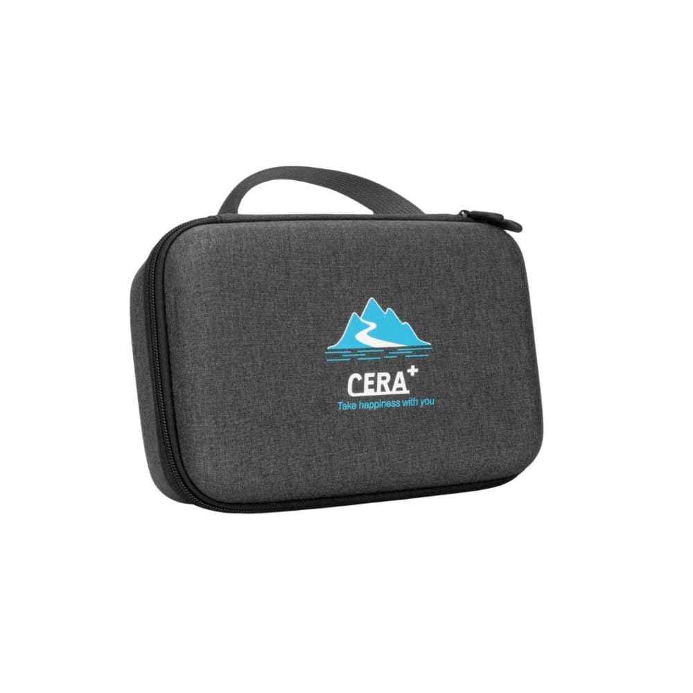 CERA+ Portable Electric Coffee Maker Carrying Bag, Waterproof Sturdy EVA Portable Coffee Maker Storage Box,Suitable for Travelling, Office, Camping