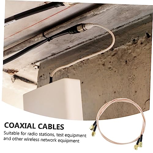 Cable de antena SMA macho macho SHINEOFI con conectores de alta precision para señal limpia 5