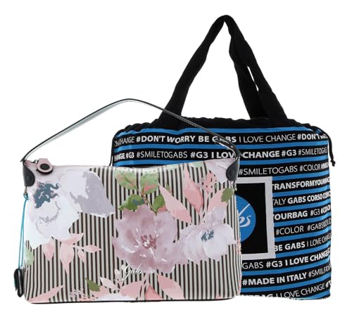 Bolso de hombro GABS Calliope M mediano de diseño italiano Peonia