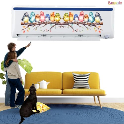 Image of '3D Nature Colorful illustration '' AC Sticker (96 cm x30 cmx 24 cm)Multi (Multicolour 6)