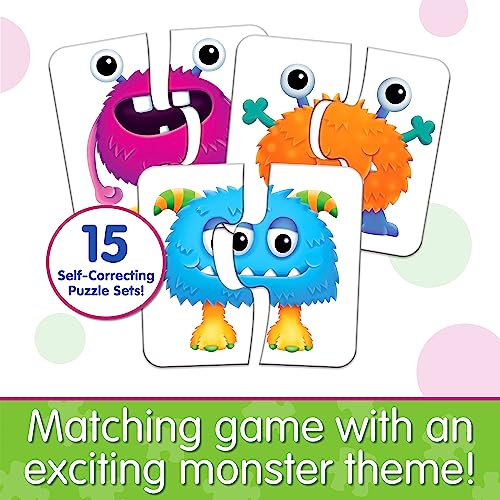 Image of The Learning Journey: My First Match It - Monster Match - Puzzle Games for Toddlers - 15 Self-Correcting Matching Picture Game - Award Winning Toys