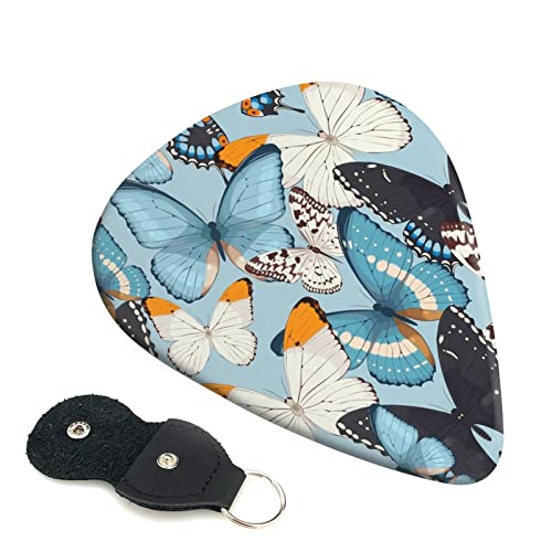 Butterfly Lot de 6 médiators pour guitare acoustique, guitare électrique, basse, ukulélé – fins, moyens et épais - Les Beatles, Paul McCartney, John Lennon, RIngo Starr, George Harrison Butterfly Lot de 6 médiators pour guitare acoustique, guitare électrique, basse, ukulélé - fins, moyens et épais