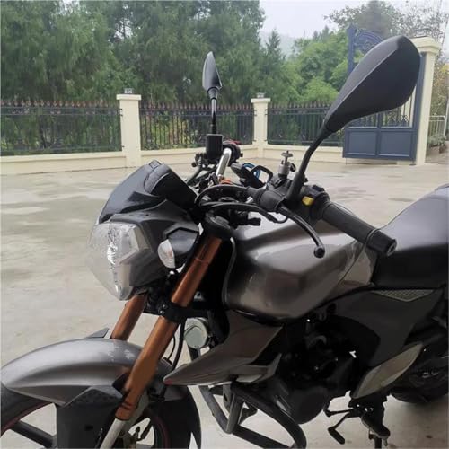 Espejo retrovisor de ABS universal con rotación ajustable para motocicleta 6