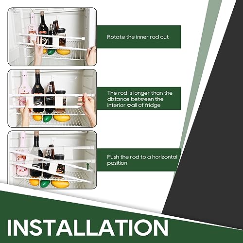 RVGUARD Double RV Refrigerator Bar Adjustable Fridge