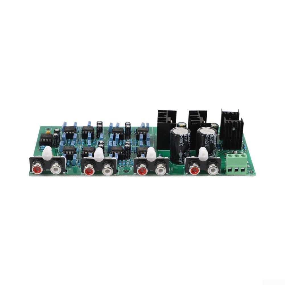 Crossover elettronico a 3 vie con punti di separazione regolabili per audio HiFi, uscita a 6 canali, chip NE5532, 173 x 79 mm
