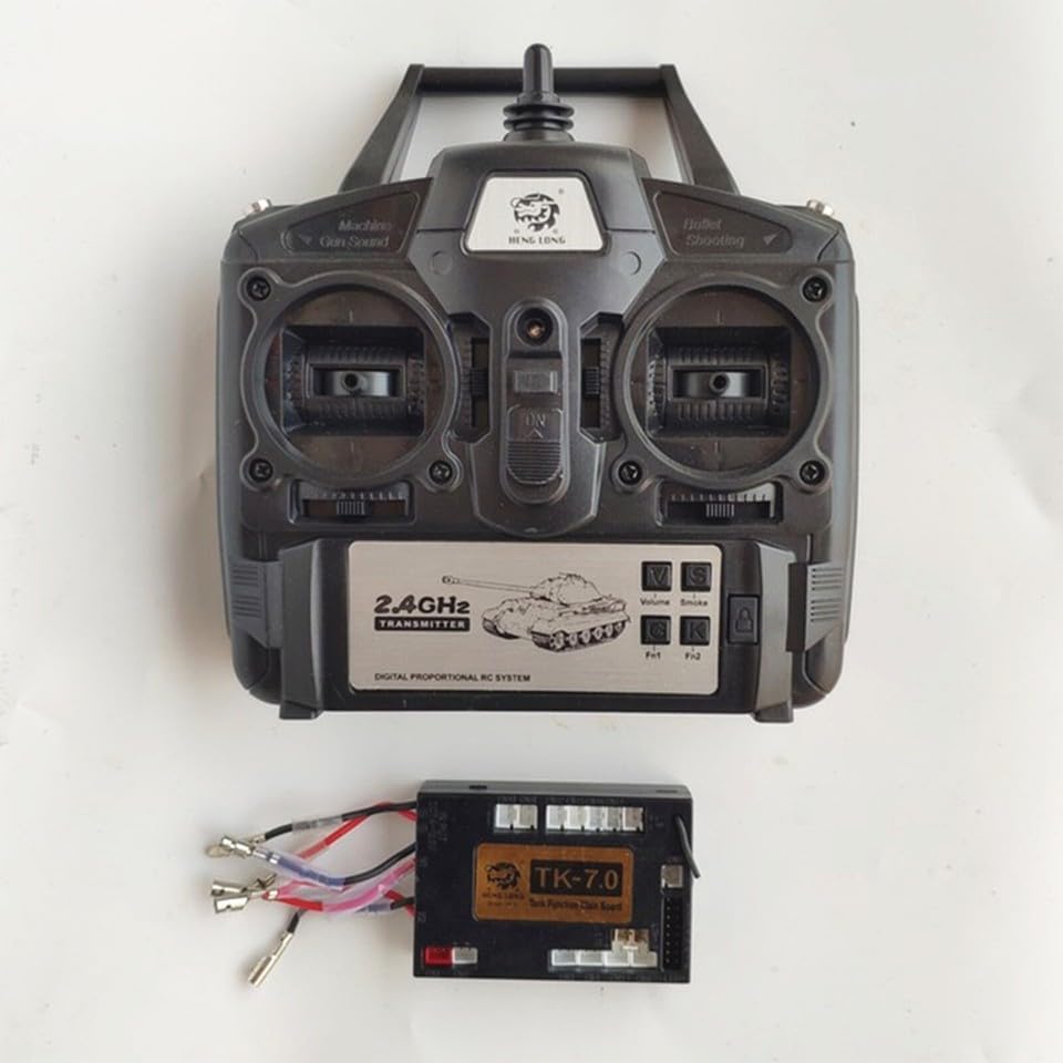 1/16 RC Fit for Henglong Tank 2.4Ghz 7.0 Generation Transmitter Main Board Bind Wire