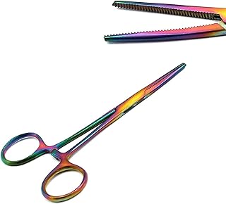 LAJA Imports Multi Color Rainbow Mosquito Hemostat Forceps 3.5