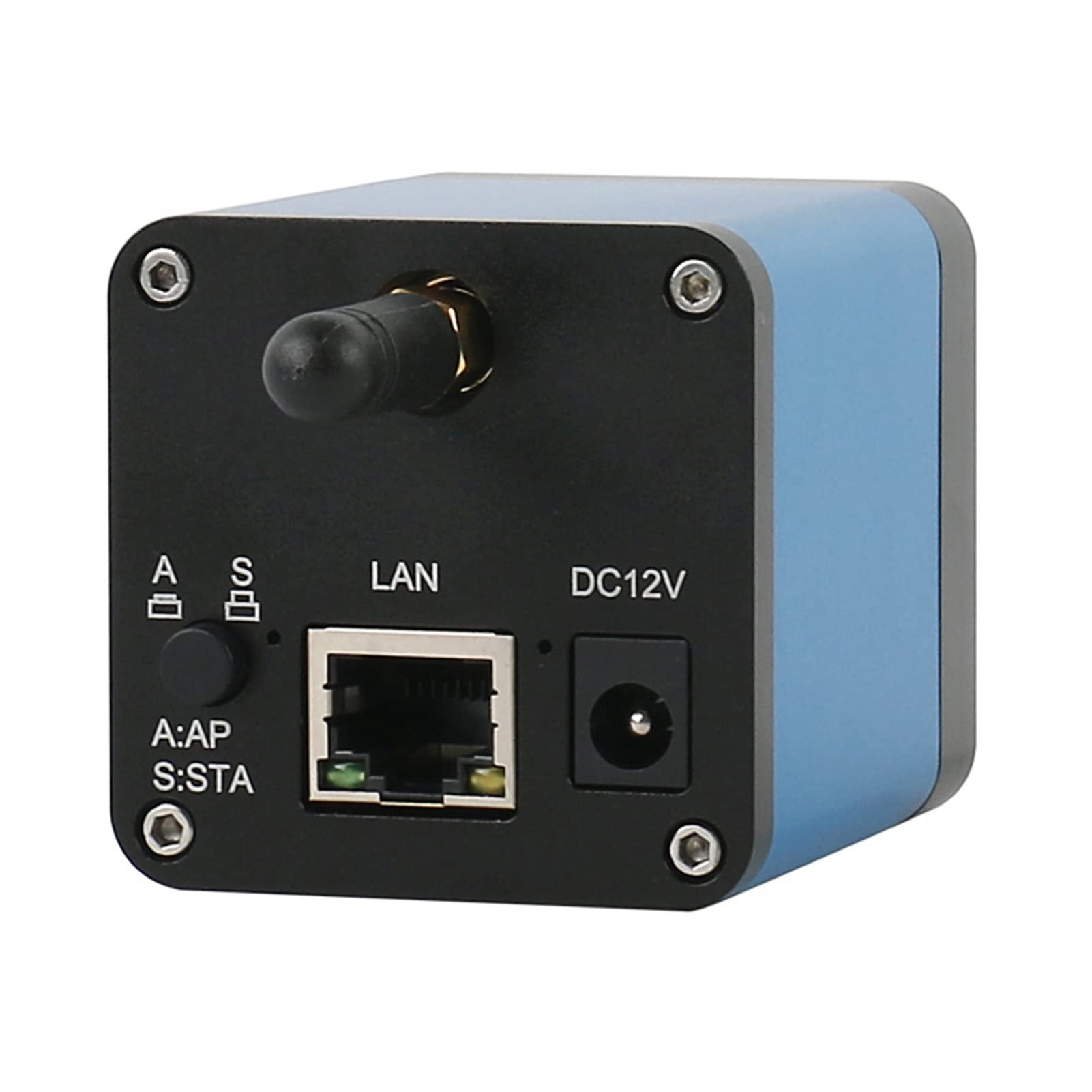 Fotocamera digitale per microscopi 10. 0x 5mp. Microscopio di saldatura WiFi WLAN. Interfaccia 1080p Camera industriale C Tipo Telecamera di rete 10 0x C. Lente bayonet.