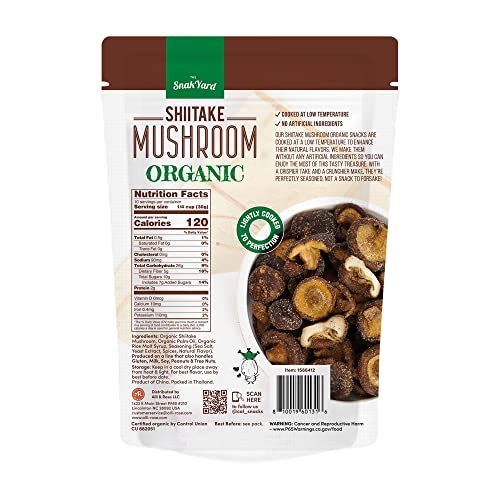 THE SNAK YARD SHIITAKE MUSHROOM ORGANIC