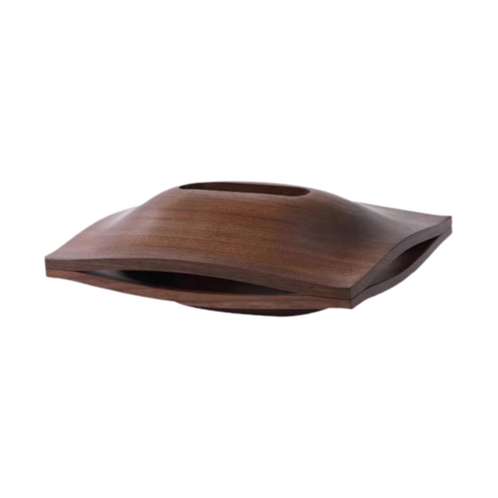 Servilletero de Madera, Organizador de Pañuelos, Caja para Mantel Individual Decorativa, Dispensador de Papel, Tamaño Compacto, Hecho de Madera Durade