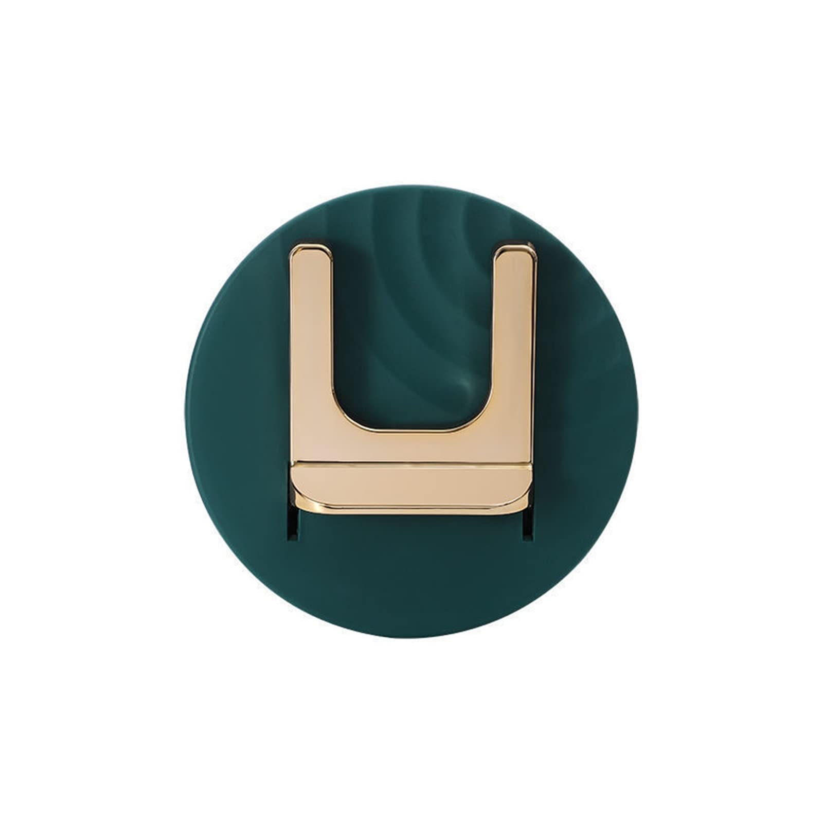 Étagère de rangement pour sèche-cheveux sans poinçon et support mural multifonctionnel vert