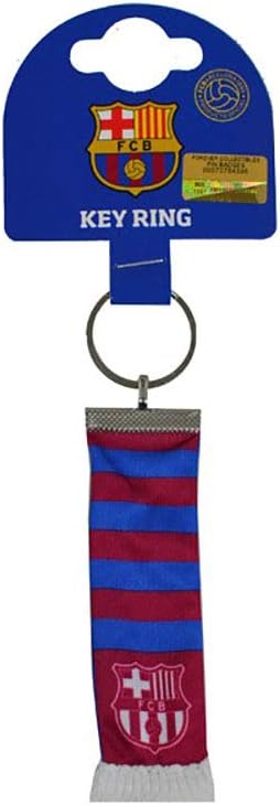 FCB Barcelona Football Club Scarf Keyring