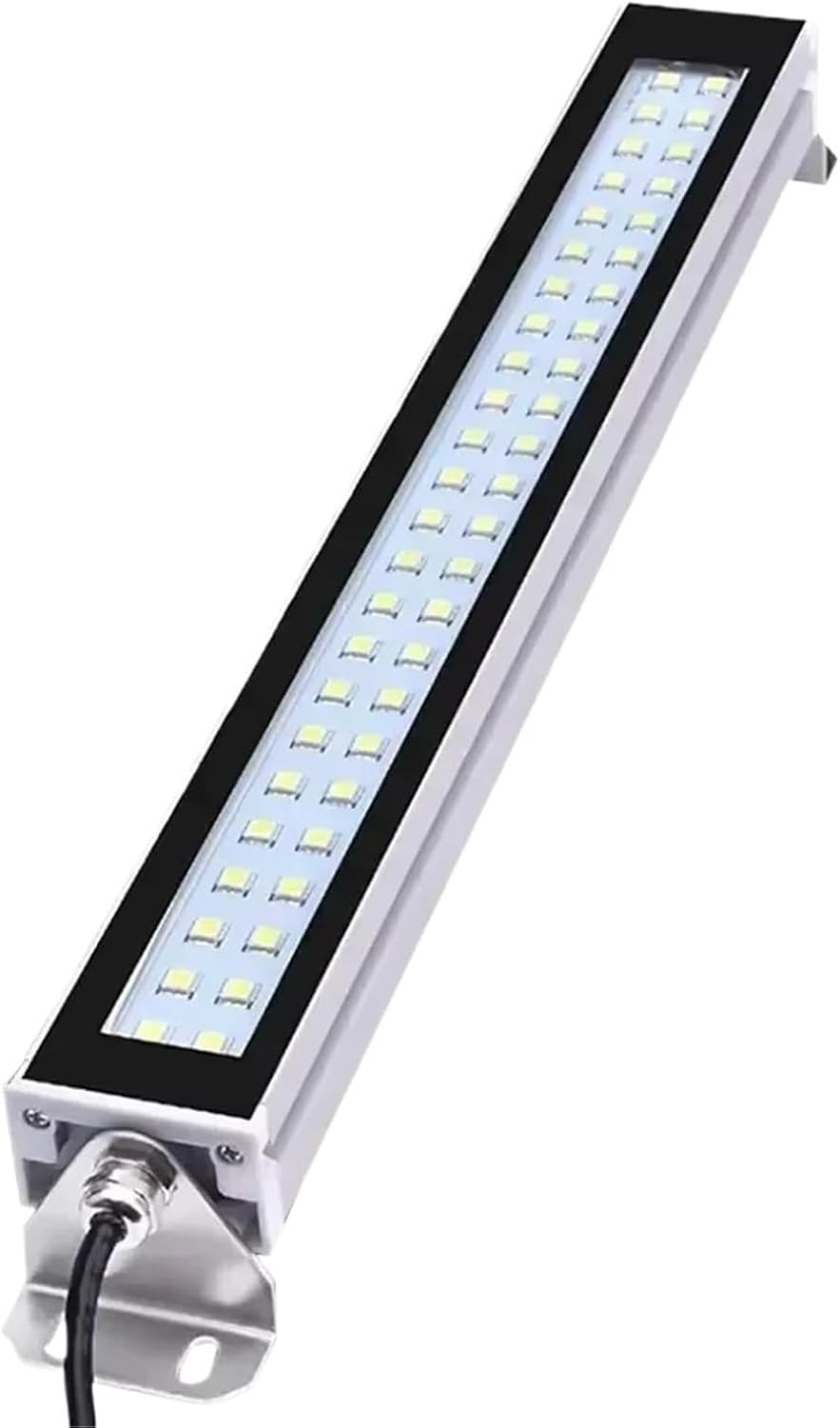 LED AC&DC Machine Tool Work Light IP66 Oil-Proof Explosion-Proof Lamp CNC Lathe Industrial Lighting Aluminum Alloy(DC 24-36V,L-22CM White Light)