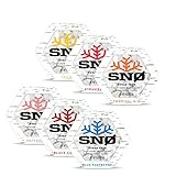 Fruity Assortment KETO Xylitol Candy Chips Variety Pack (6-Pack) - SNØ 1.5oz Tin - Sugar-Free Candy With Only 2 Ingredients | Low Carbs, Diabetic-Friendly, Non-GMO, Vegan, GF & Kosher | Purest candy in the world!