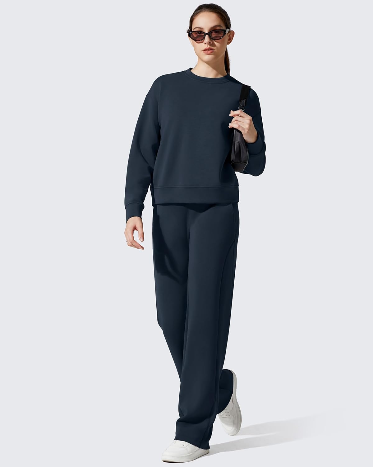 G4Free Smoofit Modal Soft Women's Fleece Sweatshirts Crewneck Pullover Hoodies Long Sleeve Casual Tops - Image 6