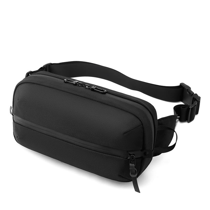 Sac de taille de sport noir et banane de running légère pour l'équitation en plein air