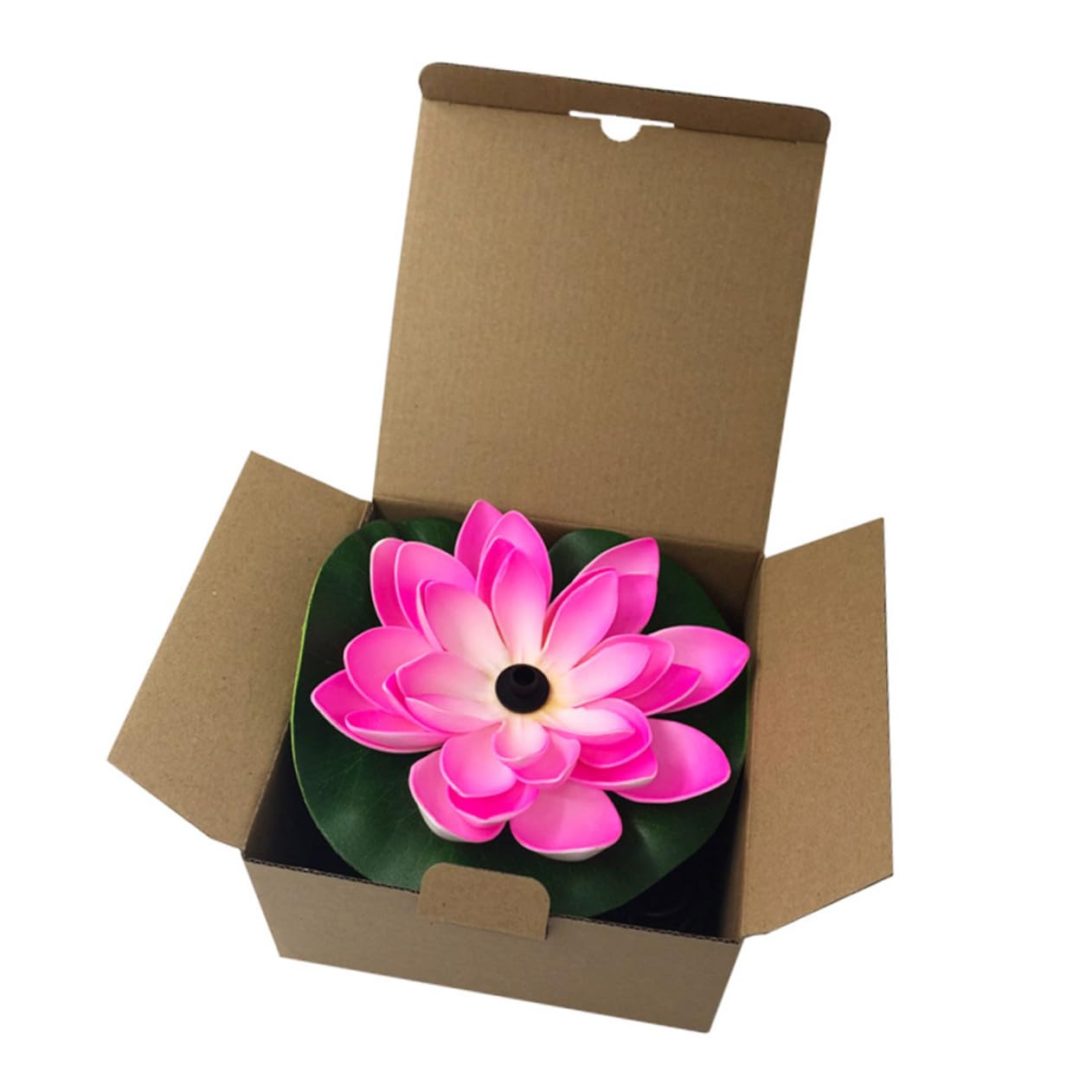 Pompa Solare Pompa per Acqua Piscina e Vasca a Forma di Loto per Fontana da Giardino in Plastica Design Galleggiante per Atmosfera Estiva e Decorazione