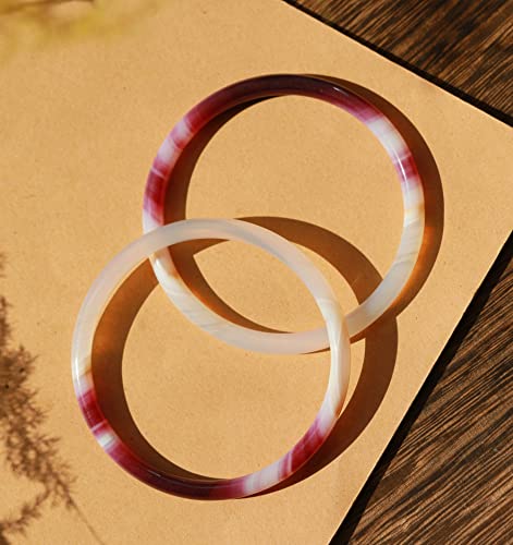 Image of Natural Agate Bracelet Bangle With Gift Box Free