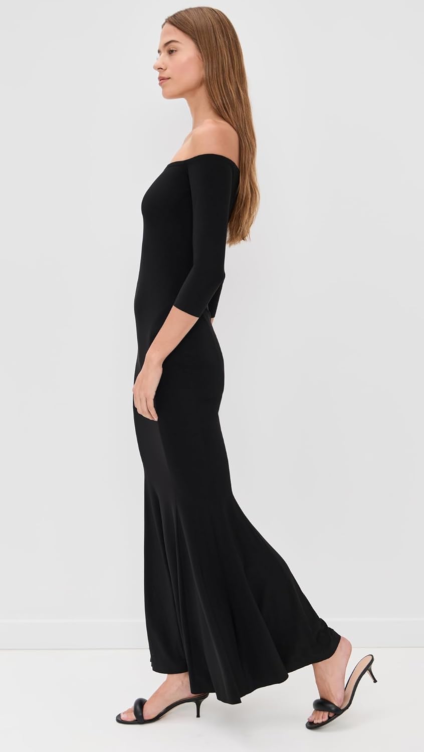 Norma Kamali Women's Kamali Kulture Off Shoulder Fishtail Gown - Image 4