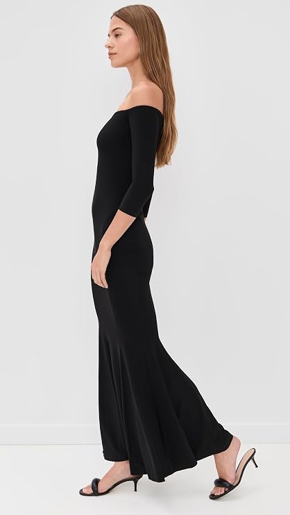 Norma Kamali Women's Kamali Kulture Off Shoulder Fishtail Gown
