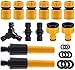 Produktbild Y iRAN Bewässerungs-Set für den Garten, Sprühset 3/4" Schlauch Schnellkupplung, für Gartenbrause zur Bewässerung, Viele Arten Wasserstrahlformen Gartenspritze