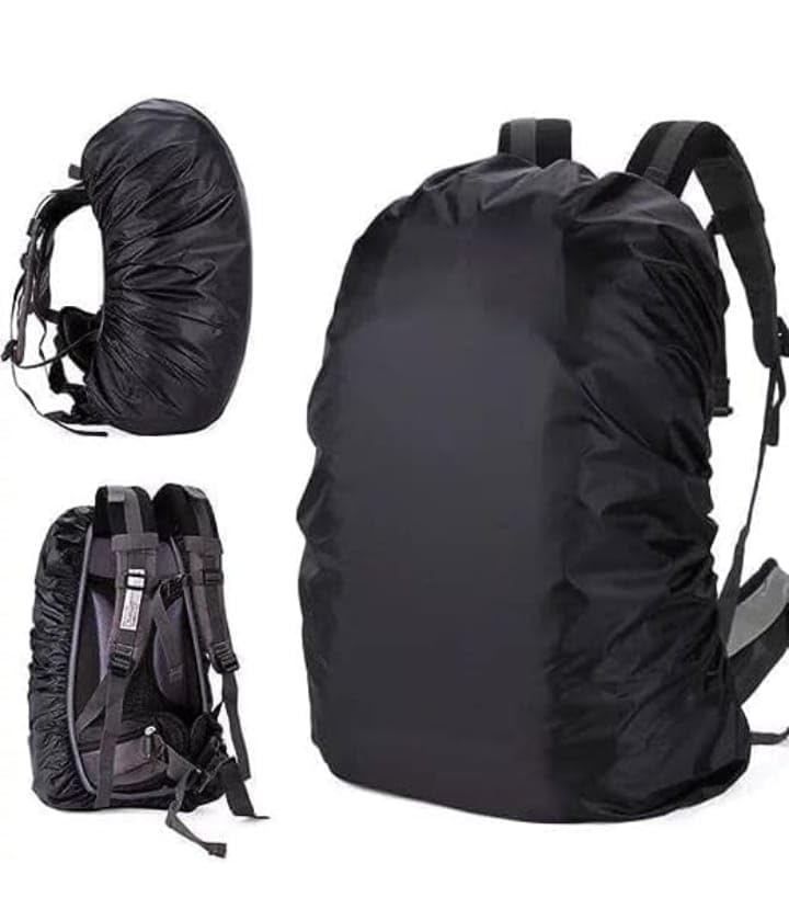 Domsu Waterproof Backpack Rain Cover, 40L-50L Capacity, Dust Proof, Rain Protection for Laptop/School/Office Bag, Raincover for Backpack Travel Essentials-image-28