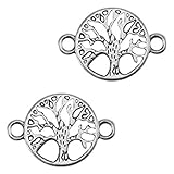 ❤ DIY ARMBAND – Der Nuoli Schmuckverbinder Lebensbaum eignet sich ideal für die Herstellung deiner eigenen Schmuckstücke, von Armbändern bis zu Halsketten. Stelle deinen einzigartigen Schmuck einfach selber her!